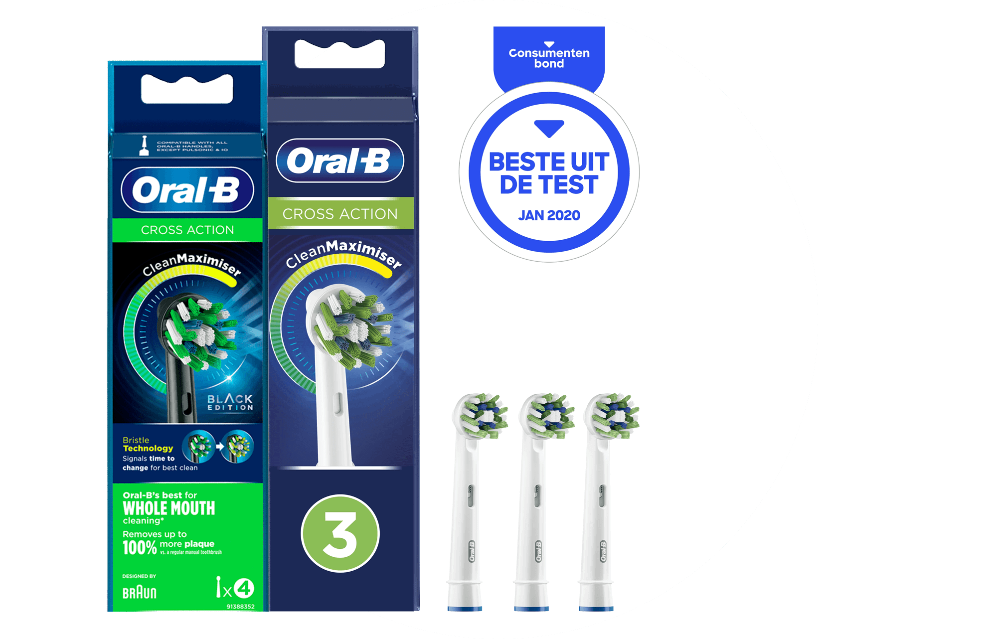 Oral-B CrossAction Opzetborstels Aanbiedingen Vergelijken? Deal.nl